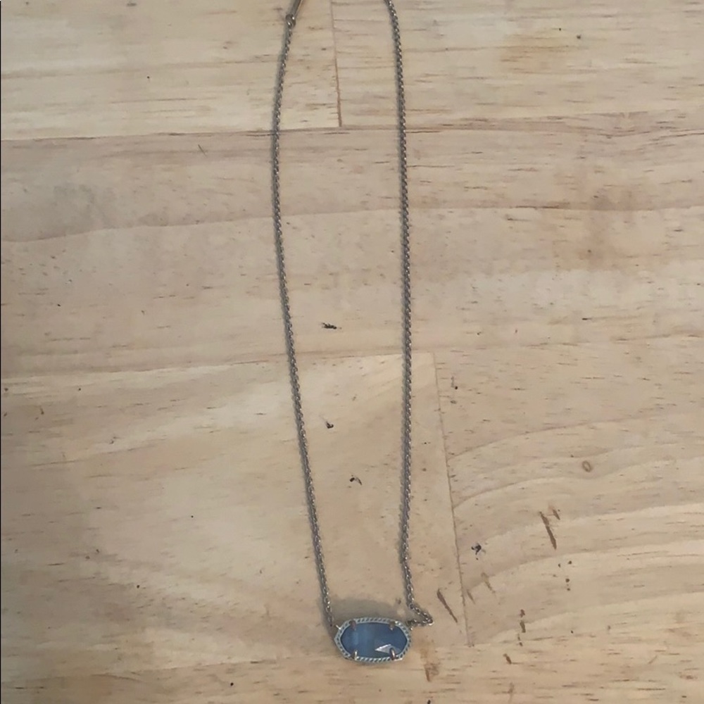 Kendra Scott Elisa Necklace in Sky Blue
